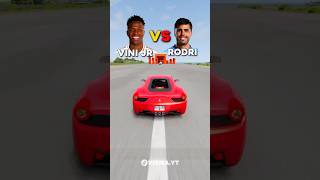 Quem ganha nas faltas Vini JR vs Rodri ⚽ beamng beamngdrivevinijr rodri [upl. by Wit835]