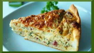 Zwiebelkuchen backen  Rezept [upl. by Thunell]