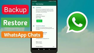 How to Backup amp Restore WhatsApp Chats on WhatsApp in Tamil [upl. by Nnaitsirk799]