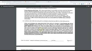 How To Fill Out Listing Agreement August 2024 [upl. by Oralia25]