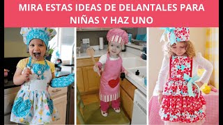 15 Bellísimas ideas de delantales para niñas que no puedes dejar de ver [upl. by Idoux]