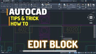 AutoCAD How To Edit Block Tutorial [upl. by Ola]