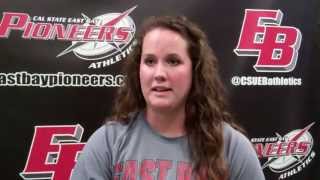 Pioneer Spotlight Emily Perlich  Cal State East Bay Softball 4114 [upl. by Errehs]