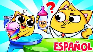 Canción de Alimentación con Biberón 👶  Canciones para Niños 🐱🐨🐰🦁 por Baby Zoo Español [upl. by Charlotte237]