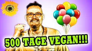 500 Tage Vegan Doku über meine Erfahrungen bzgl vegan leben Umstieg auf Rohkost Ernährung usw [upl. by Adnoyek]