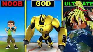 First Time Watching  Upgrading Ben 10 Aliens Level 1 to Level 1000 in GTA 5 [upl. by Merrell117]