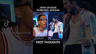 Jaafar Jackson as Michael Jackson FIRST THOUGHTS  MJ Biopic [upl. by Aetnuahs]