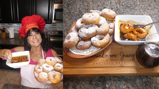 PICARONES CHILENOS CASEROS PASADOS Y CON AZUCAR FLOR HOMEMADE PICARONES [upl. by Asirralc]