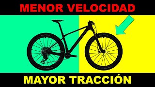 PRESIÓN DE NEUMÁTICOS MTB PARA IR MÁS RÁPIDO O MÁS LENTO EN BICICLETA [upl. by Pirri322]