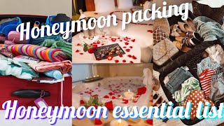 honeymoon essential list  honeymoon packing  honeymoon hacks  honeymoon shopping list 2020 [upl. by Roban21]