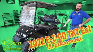 ALL NEW 2022 EZGO TXT EX1 Walkaround [upl. by Elonore]