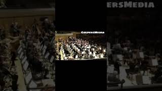 Orchestra Conductor gets a happy surprise birthday mid concert 🎂 🎶 [upl. by Ennovyahs630]