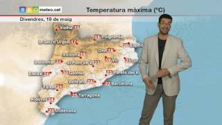 Predicció general per a dissabte 20052017 puja la temperatura [upl. by Faus]