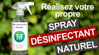 Réalisez votre propre spray désinfectant naturel   Astuce économique et écologique [upl. by Aenat]