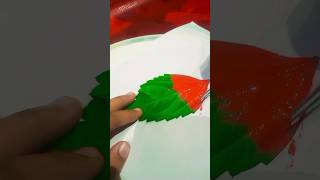 🦋Butterfly painting with Leaf🌿shortsfeed painting art malayalam leaf butterfly [upl. by Siroled545]