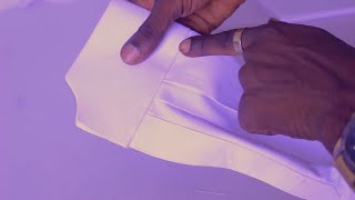 cufflink sleeves cutting and sewing all you need to know step by step [upl. by Euginimod339]