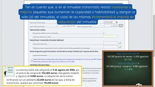 Renta 2023  Exención por reinversión en la compra de vivienda habitual [upl. by Nojad]