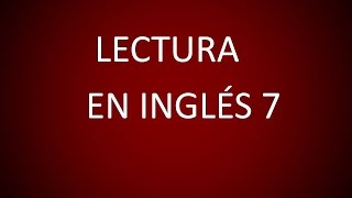 Inglés Americano  Lección 66  Lectura 7 [upl. by Mccormick]