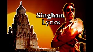 Singham 2011 Indian Movie  Lyrics and translation Shuia [upl. by Ariana]