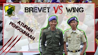 PERBEDAAN BREVET DAN WING MENWA SERTA ATURAN PENGUNAANNYA [upl. by Pengelly]