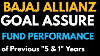 Bajaj Allianz goal assure fund performance [upl. by Cia]