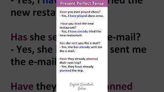 Present Perfect Tense  English Conversation Practice  Learn English [upl. by Anemolihp]