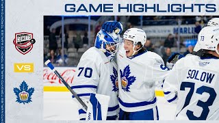 Toronto Marlies vs Utica Comets  Game Highlights  October 20 2024 [upl. by Essile]