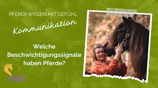 Welche Beschwichtigungssignale haben Pferde [upl. by Lewak]