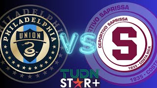 HOY ES EL PARTIDO SAPRISSA VS PHILADEPHIACHAMPIONSCUPCANALES DE TVHORAESTADIO Y MÁS [upl. by Bullough]