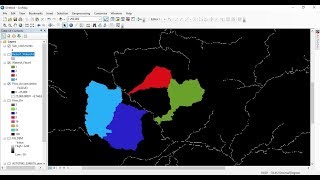 Delineating Multiple Watersheds using Spatial Analyst Tool of ArcGIS [upl. by Anrapa]