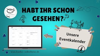 Habt ihr schon gesehen  Unser Eventkalender [upl. by Thamos]