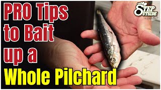 Baiting a Whole Pilchard like a Pro  Mastering Fishing Techniques  Step Outside with Paul Burt [upl. by Pliner]