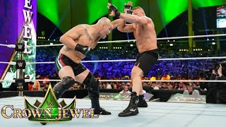 FULL MATCH  Brock Lesnar vs Cain Velasquez  WWE Championshp Match WWE Crown Jewel 2019 [upl. by Homer]