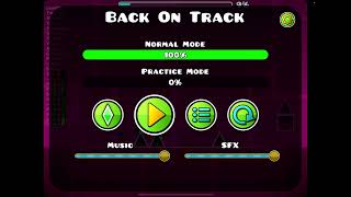 Beating back on track and Geometry Dash ￼ [upl. by Yreffeg48]