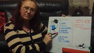 CORSO DI ITALIANO Lezione n 3 LE LETTERE C e G susyschannel5593 [upl. by Eignav470]