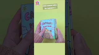 Capybara Squishy Game Book paperdiy [upl. by Lisabet]