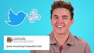 Jesse McCartney Reads Thirst Tweets [upl. by Aeriell160]