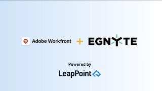 Streamline Document Management with Adobe Workfront and Egnyte  See How [upl. by Blaise]