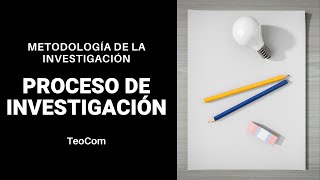 El PROCESO de INVESTIGACIÓN I Metodología de la INVESTIGACIÓN [upl. by Ennairoc321]