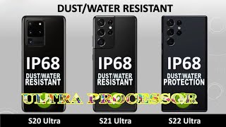 S20 Ultra Vs S21 Ultra Vs S22 Ultra  Processor Comparison [upl. by Atsev]