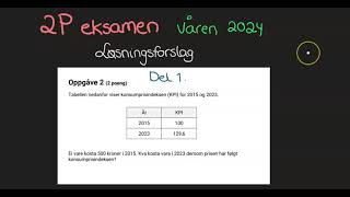 2P Eksamen KPI v 2024 [upl. by Dionisio]