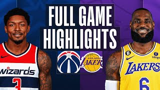 WIZARDS at LAKERS  NBA FULL GAME HIGHLIGHTS  December 18 2022 [upl. by Ecissej769]