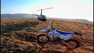 Helicopter joined enduro ride 45 [upl. by Aynik256]