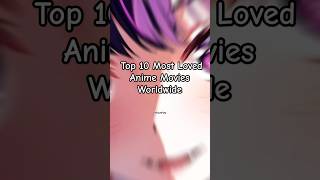 Top 10 Most Loved Anime Movies Worldwide viral reel anime movies [upl. by Norita]