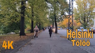 Unveiling the Serenity of Evening Walks in Autumn  Töölö Helsinki Finland [upl. by Ayimat452]