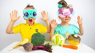 Gaby and Alex Learn names of fruits and vegetables [upl. by Filippa]