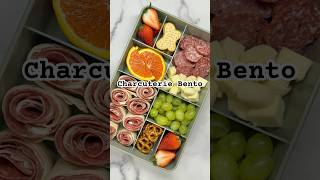 Charcuterie Bento  Rose Pinwheels charcuterie momlife pinwheel salami lunchbox parati snacks [upl. by Mayhs]