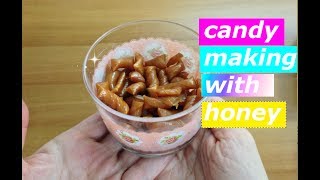 HOW TO MAKE CANDY WITH HONEYHEALTHY SUGAR FREE NO GRANULATED SUGAR [upl. by Cralg]