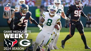 Houston Texans vs Green Bay Packers  2024 Week 7 Game Highlights [upl. by Narine508]