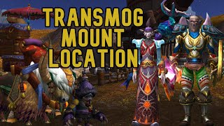 Transmog Mount Vendor Location  Reins of the Grand Expedition Yak [upl. by Nosreh]